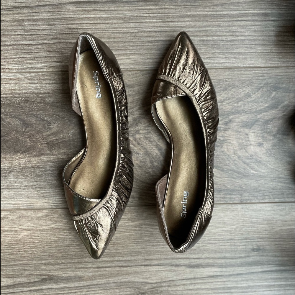 COPY - Spring Copper Ruched Kitten Heel | 38